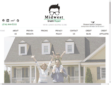 Tablet Screenshot of mwcreditrepair.com